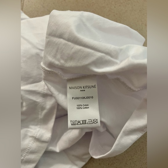 Maison Kitsuné - LINE FRIENDS Logo-Appliquéd Cotton T-shirt size xs - Picture 5 of 6